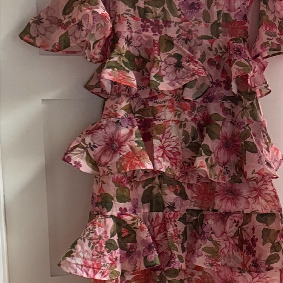 Floral Pink Maxi Dress - Picture 3 of 9